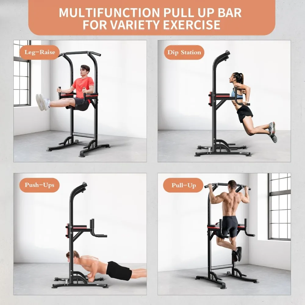 Equipamento de Treino Multifuncional, Pull Up Bar, Power Tower, Dip Bar Station, Máquina De Treino De Força, Ginásio Em Casa