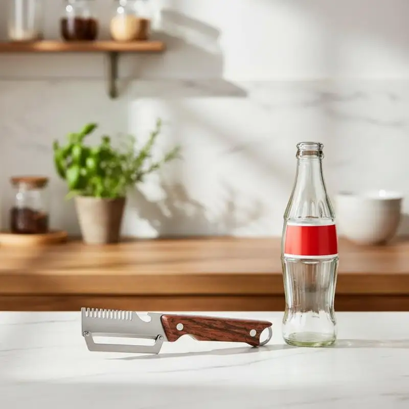Reliable 3-In-1 Stainless Steel Peeler with Shredder and Opener for Simplified Cooking Tasks
