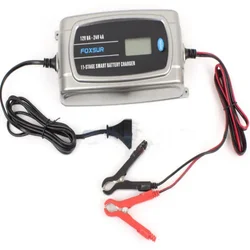 12V 24V 11-stage Waterproof Truck Car Battery Charger