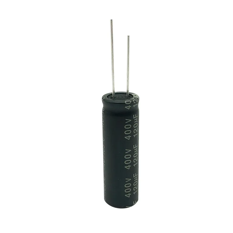 10pcs 400V 120uF Electrolytic Capacitor 13x40mm Slim Pencil Type for Hair Dryer Control Board Power Supply