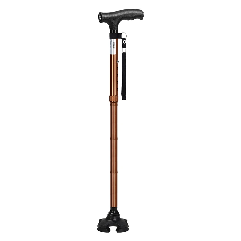 New fashion lightweight aluminum alloy 360 rotating ankle base folding elderly crutches