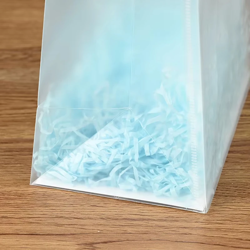 2 قطعة أكياس الهدايا البلاستيكية حقيبة التعبئة مع مقبض اكسسوارات الزفاف مهرجان تذكارية حفلة هدية الحلوى تغليف المجوهرات المنزل