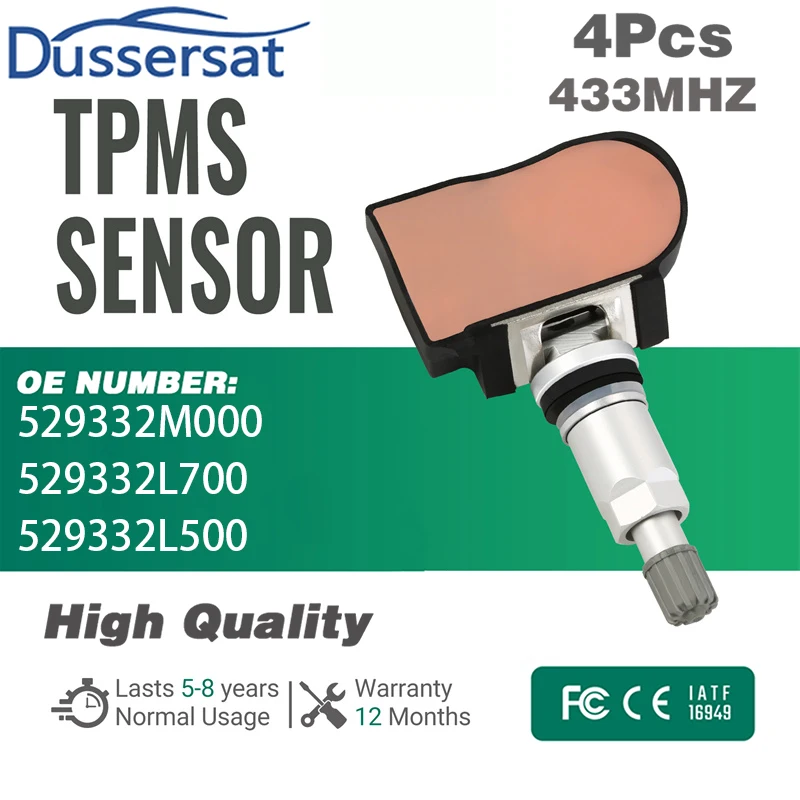 315MHz TPMS Tire Pressure Sensor for Smart Mercedes Dacia Renault Opel/Vauxhall 407001628R/407005642R/A4539057501/A4539051701