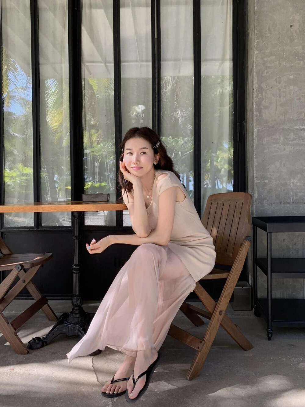 

Женская юбка-трапеция с высокой талией, новая коллекция весна-лето, стройнящая, из шифона, длинная, из полиэфирного волокна