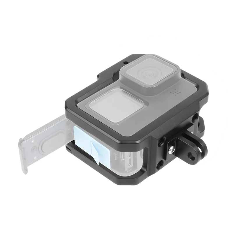 Aluminium Frame Cage for GoPro 13 12 11 10 9 Double Clod Shoe Mount Mic Light Holder Protective shell Cover Action Accessories