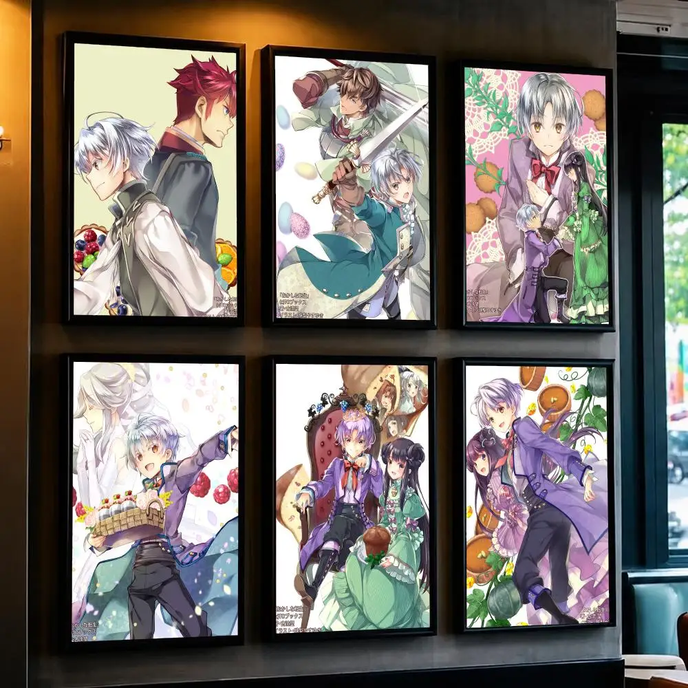 anime S-Sweet Reincarnation-N Poster Decorative Wall Art Sticker for Cafe Office Bedroom and Living Room