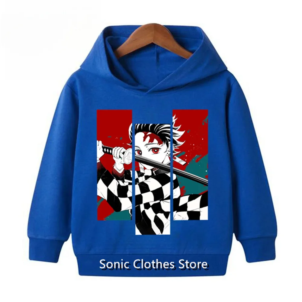 Kimetsu No Yaiba Demon Slayer Clothes Sweatshirts 3D Printed Casual Boy Girl Kids Hoodies Pullover Anime Coats Hoodies