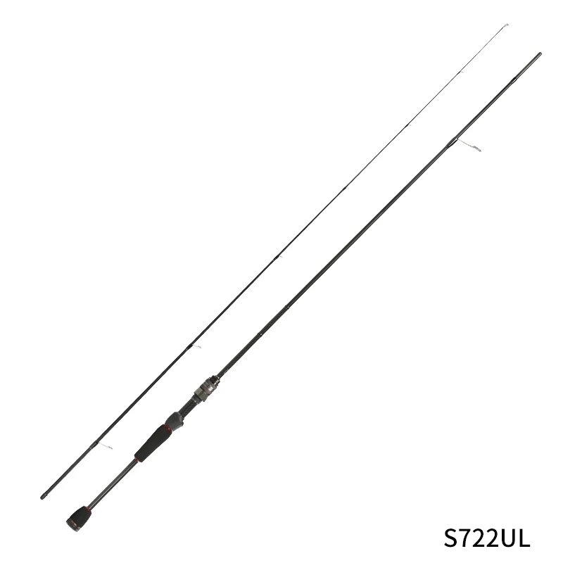 TSURINOYA Ajing Carbon Spinning Casting Hengel 2,16 m Ultralight DEXTERITY II 722UL Fast Rockfish Light Game 2-seactiehengel