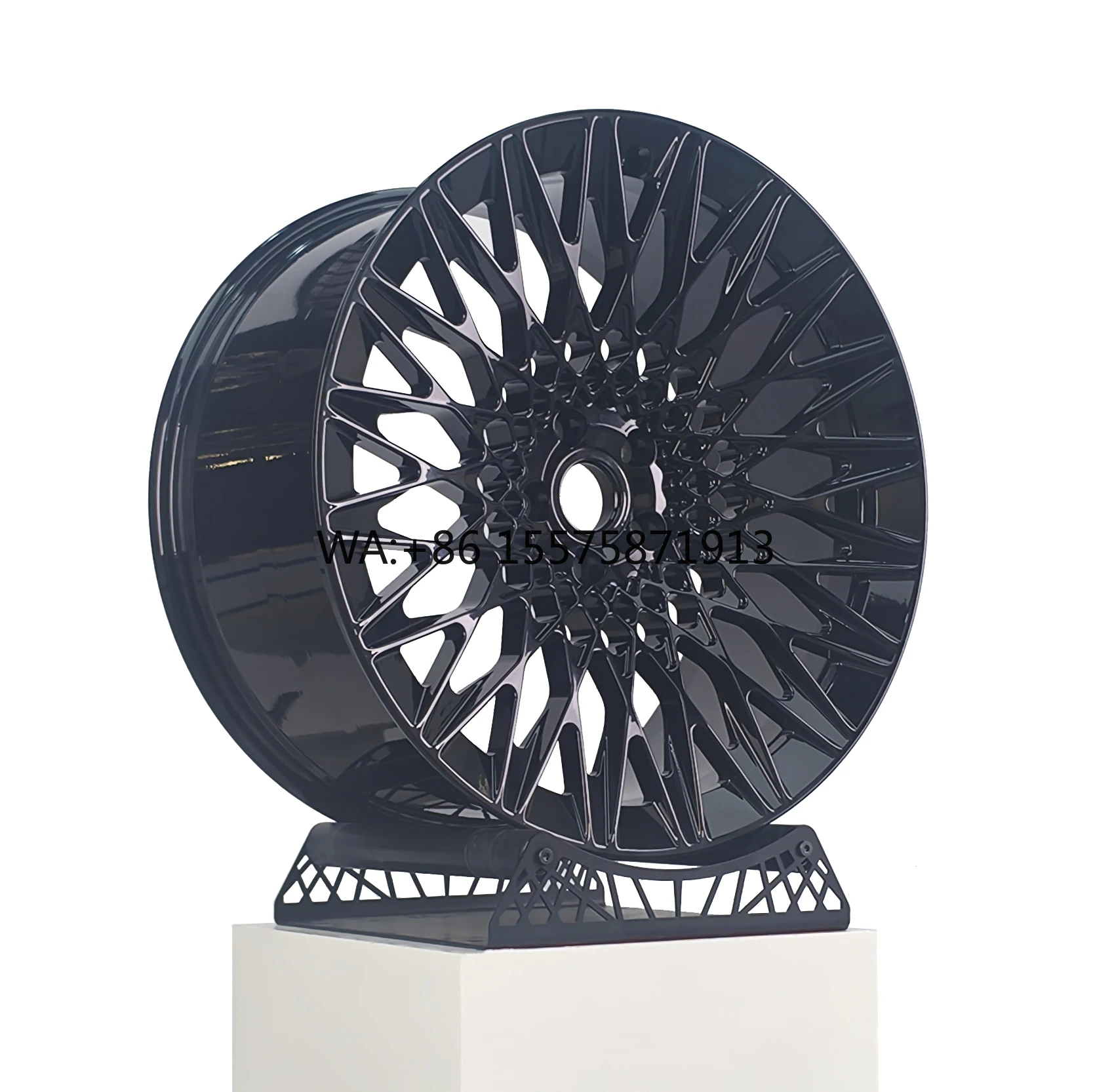 

For High End 18 19 20 21 22 23 24 25 26 Inch 5X114.3 Black Multi Spoke Custom Forged Wheels for Mercedes Audi SUV Lamborghini