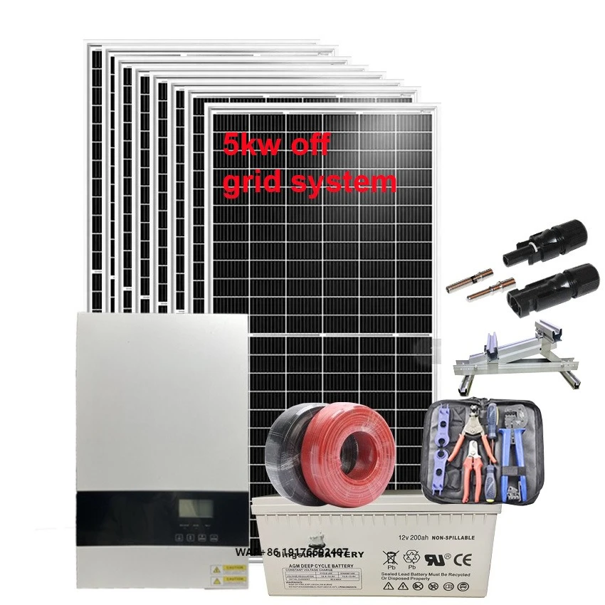 Wholesale Price Solar System Easy Installation OEM 5kw Off Grid Solar Energy System for Home Power Support