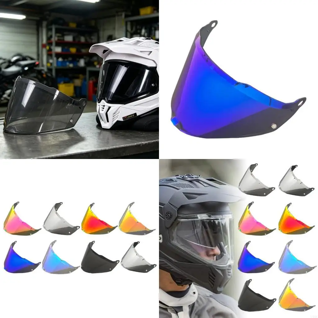 Clear Visors Lens For MX702 Motorcycle Helmets Featuring UV Shielding New