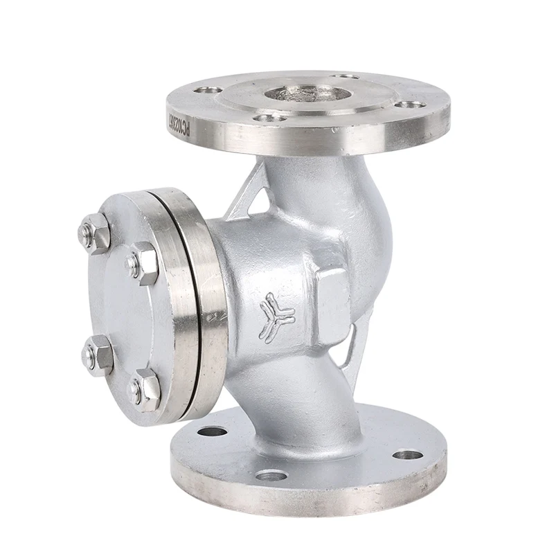 304 Stainless Steel 1/2 Inch Lift Check Valve H41W-16P Horizontal Flange Connection One-Way Water Check Valve