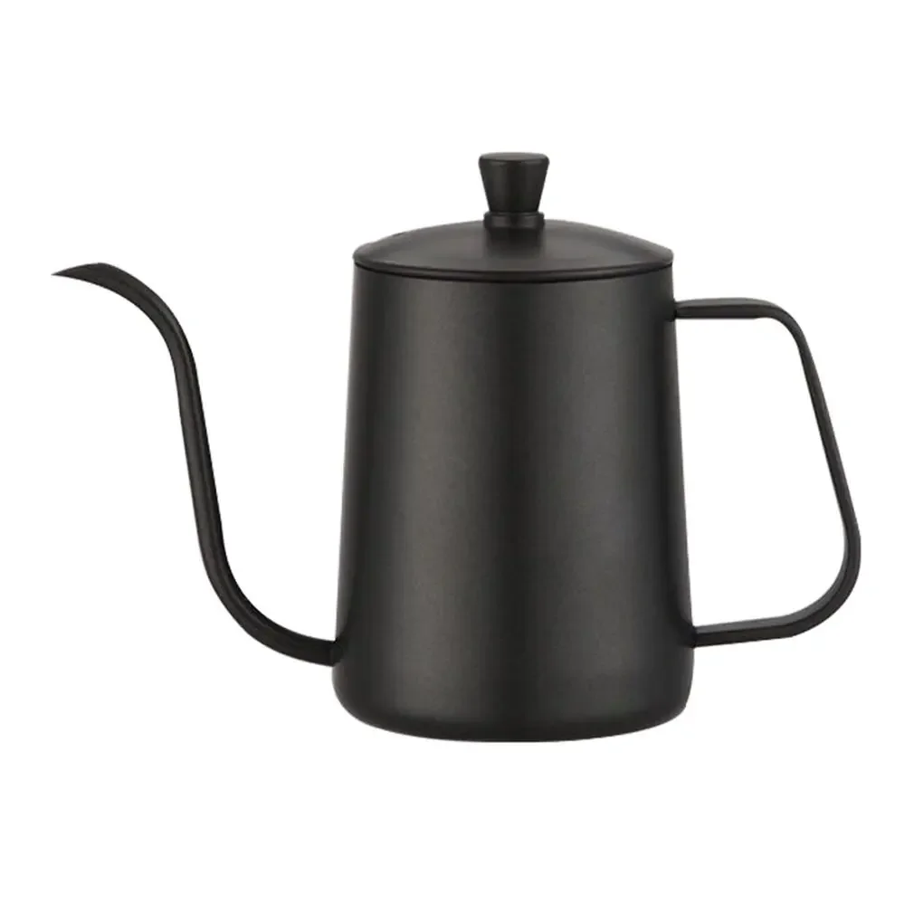 Stainless Steel Hand Coffee Pot Non-stick Coating Gooseneck Drip Kettle Swan Neck