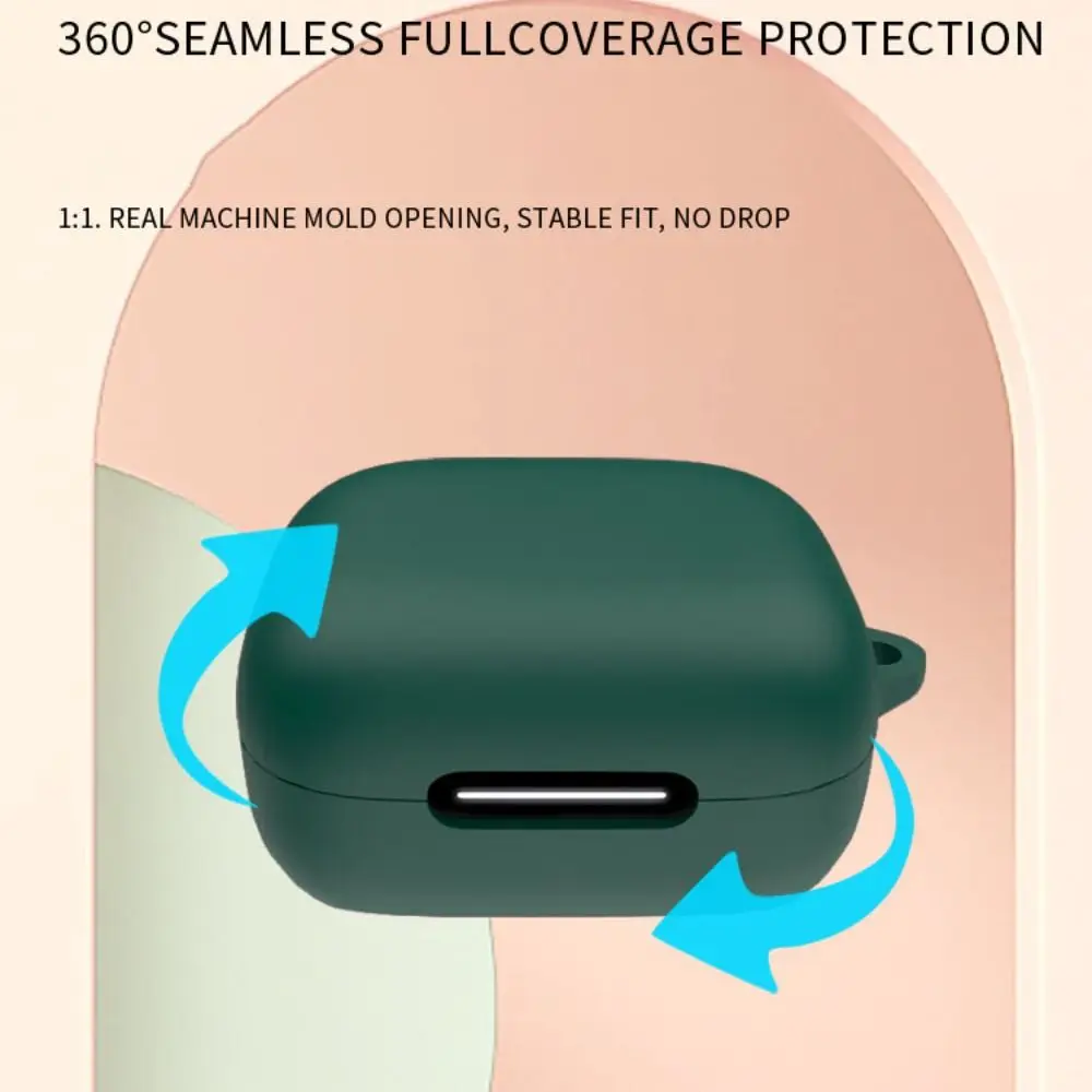 Anti-Fall Earphone Case Dustproof Silicone Bluetooth Headphone Protective Case Mini Washable for Soundcore R50i NC - view 4