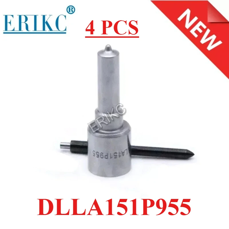 

ERIKC 093400-9550 Diesel Fuel Nozzle DLLA 151 P 955 Auto Fuel Sprayer DLLA 151P 955 for Fuel Injectors 095000-6620 7C16-9K546-AB