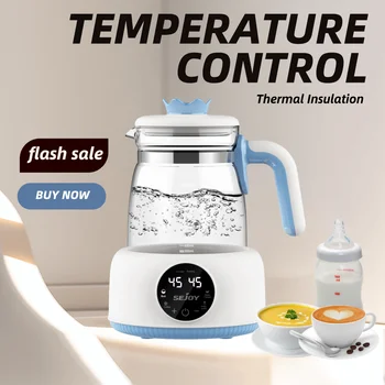 Sejoy-Bouilloire électrique à isolation thermique pour bébé, pot de conservation Helth, contrôle de la température, déroutage instantané, eau chaude, thé électrique