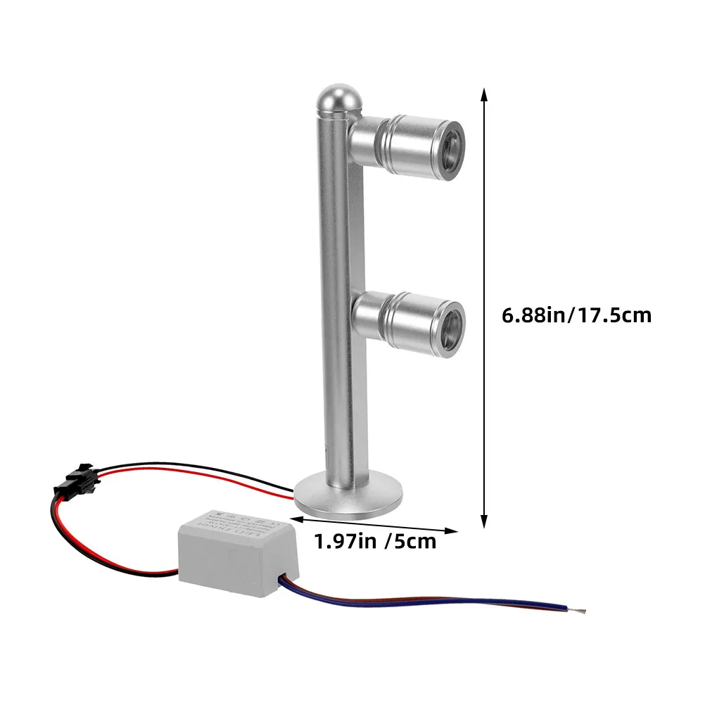 Rotatable Small Cabinet Spotlight Jewelry Showcase Standing LED Spotlight for Indoor Display Lighting Spot Lights Indoor