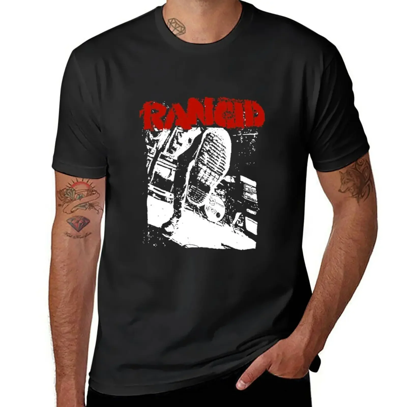 rancid band T-Shirt tops Aesthetic clothing mens champion t shirts