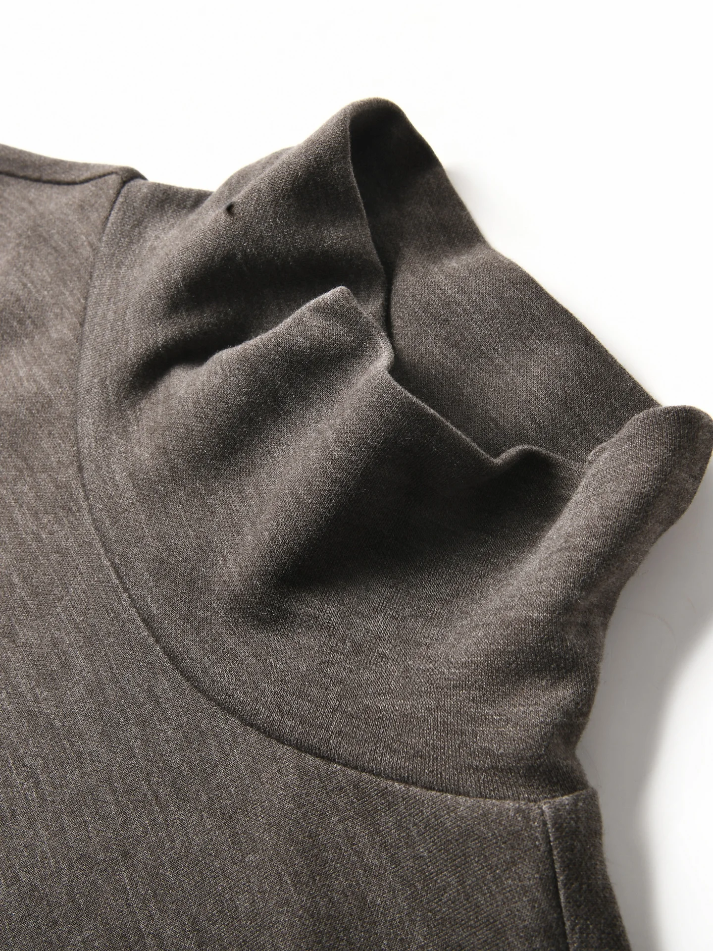 American Style Long Sleeve T-Shirt Men's Casual High Collar Soft Skin-friendly Wool Blend Comfortable Base Layer Autumn Clothes