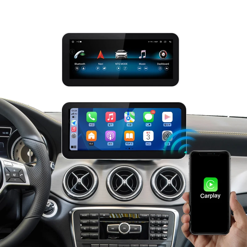 12.3'' Car Body Kit Multimedia Player Carplay W204 Android Screen NTG4.5 for Mercedes Benz