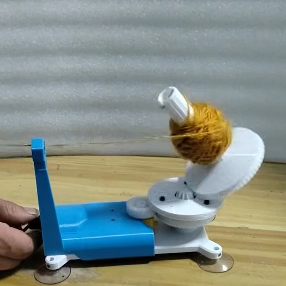 Electric Automatic Yarn Ball Winder Compact Wool String Winder Yarn Dispenser for Knitting Weaving Fiber Thread Winding Machine