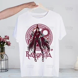 Game Bayonetta Harajuku T-shirts Summer Men/Women Hip Hop Funny Print Tshirt Streetwear t shirt Short Sleeve Tee Top