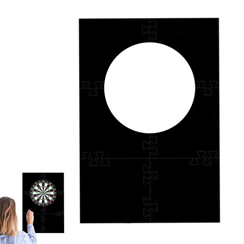 

Dartboard Wall Protection EVA Dartboard Backboard Wall Surround 6Pcs Spliced Dart Board Wall Protector EVA Dartboard Backboard