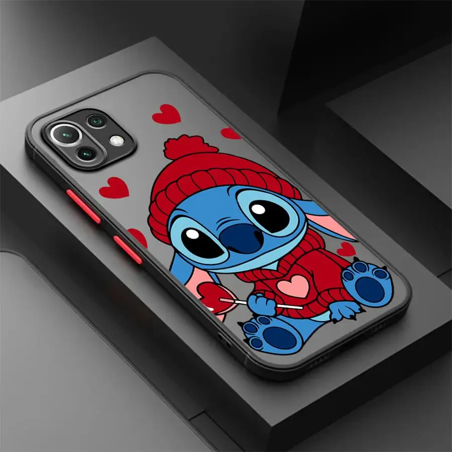 حافظة هاتف ديزني ستيتش اللطيفة لهاتف شاومي ريدمي نوت 11 12 13 برو بلس 11 12Pro 10 Pro 4G 8T 9S 10S 11S 12S Soft