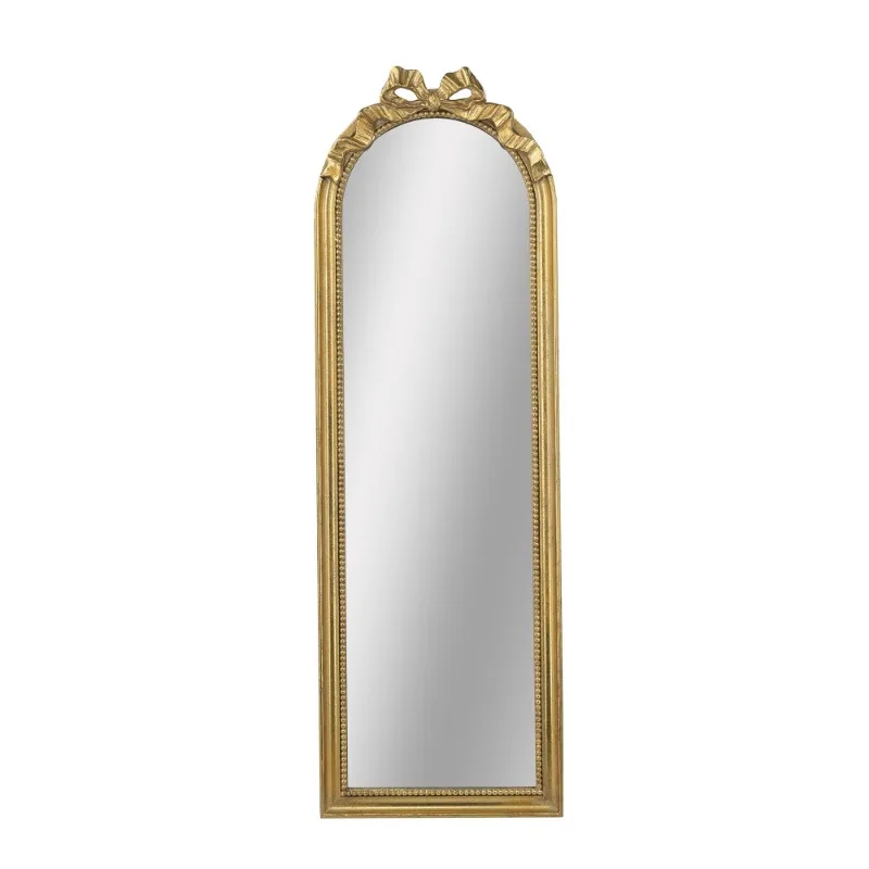 Modern minimalist metal full body mirror gold frame wall mirror decoration