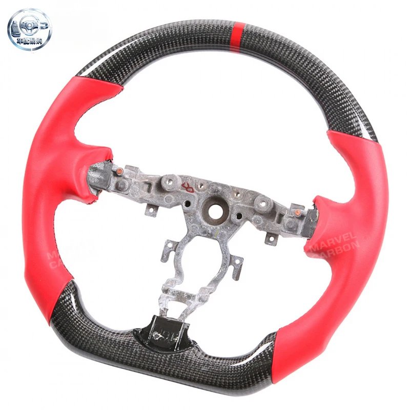Suitable for Nissan 370z racing car high-end material modification, custom carbon fiber steering wheel