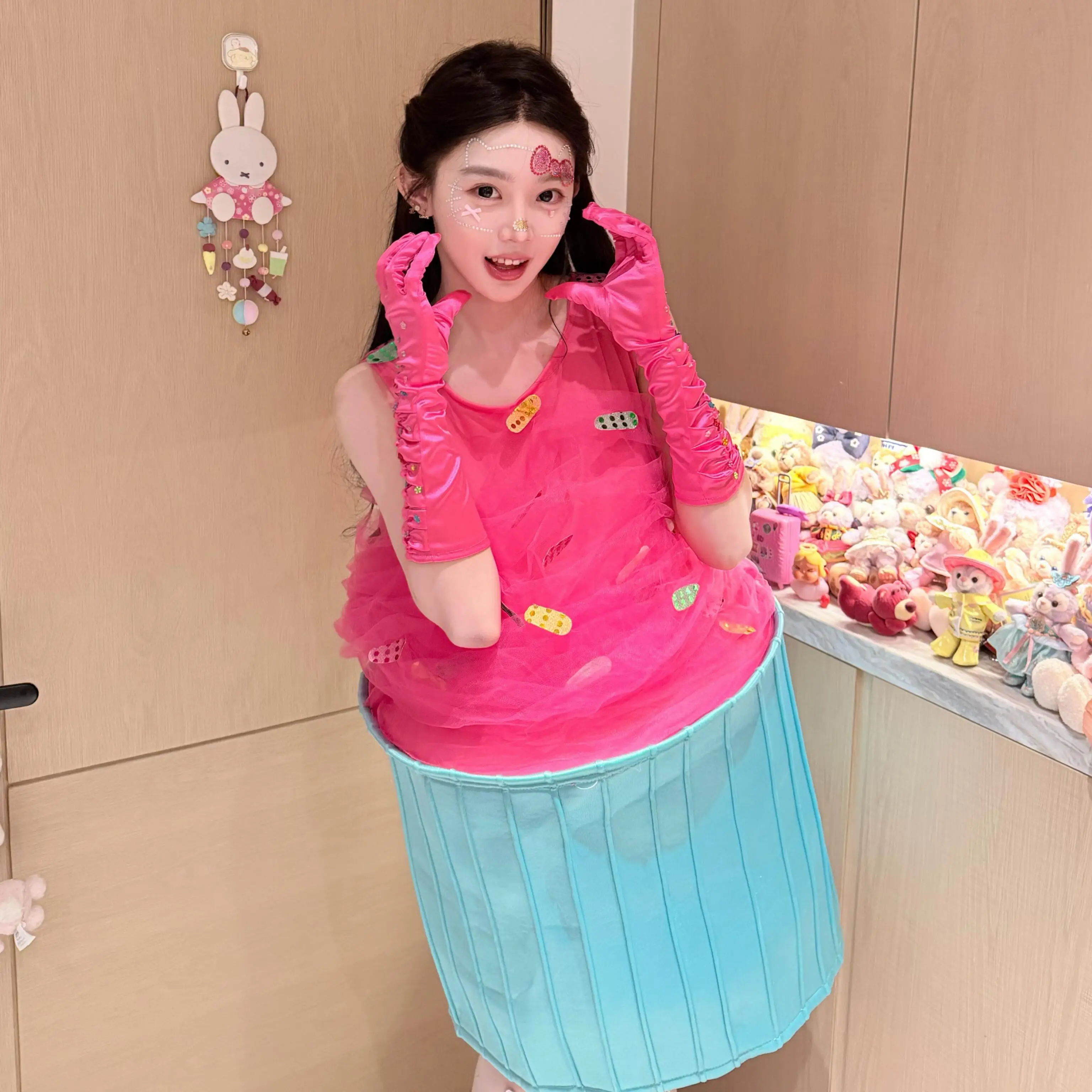 Fantasia de Aniversário para Crianças, Vestido de Halloween para Meninas, Fantasia de Sorvete Engraçada para Crianças e Bebês
