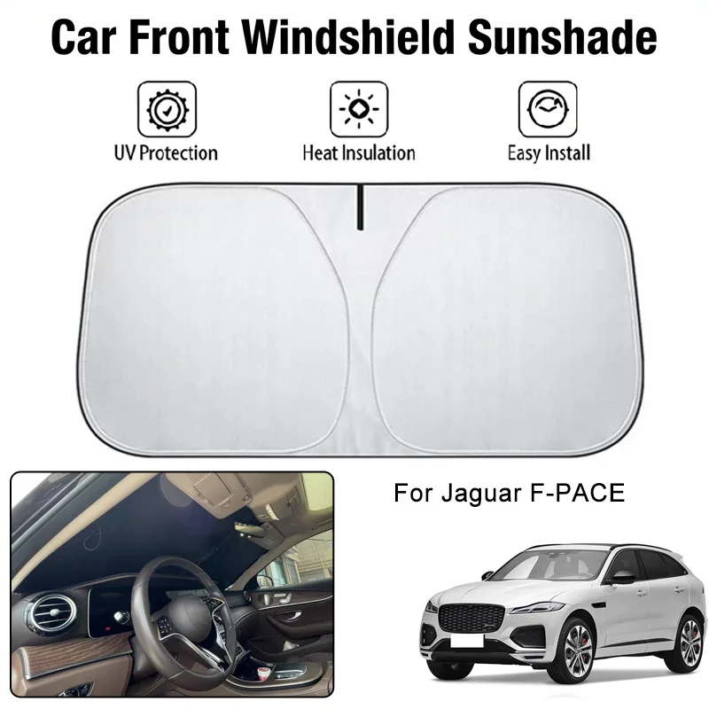 

Car Front Windshield Sunshade Cover For Jaguar F-PACE UV Block Heat Insulation Auto Interior Sun Protection Accessories