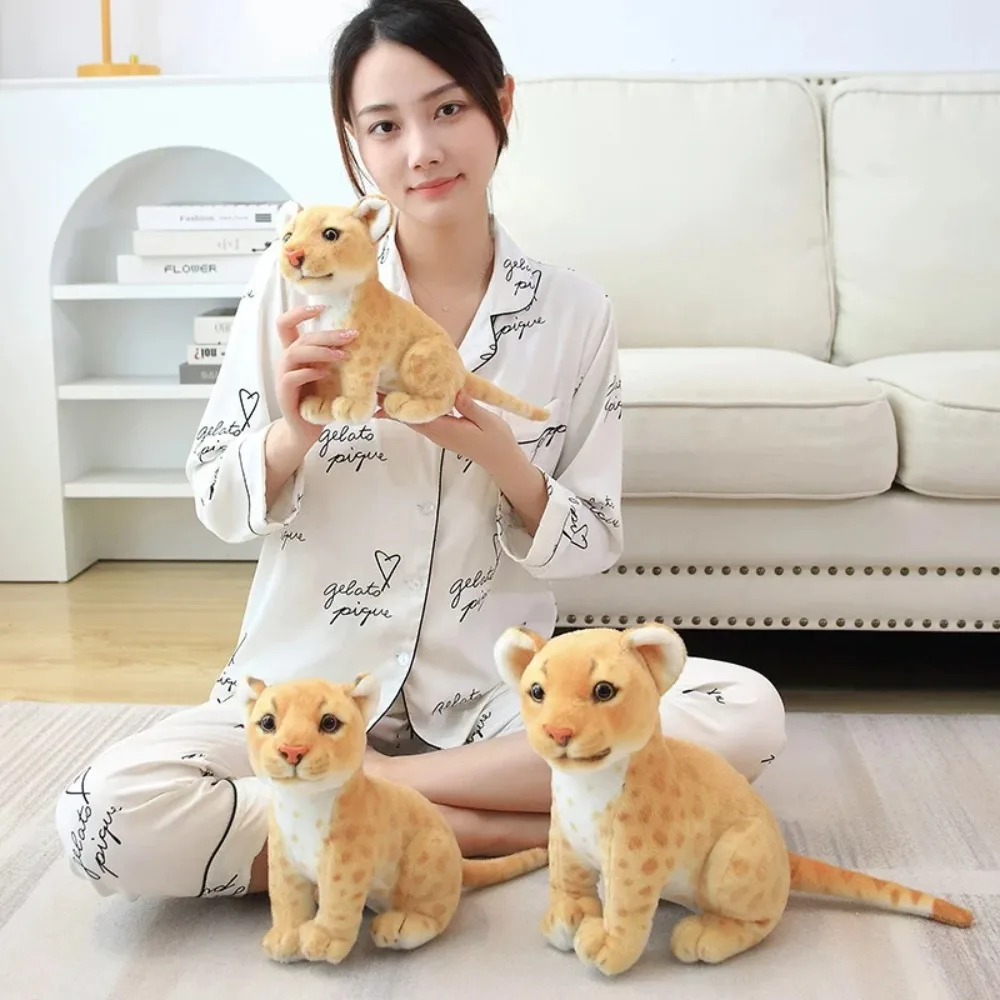 

Snow Leopard Simulation Snow Leopard Plush Toy Simulation Cheetah Soft Baby Leopard Stuffed Toy Cute Plush