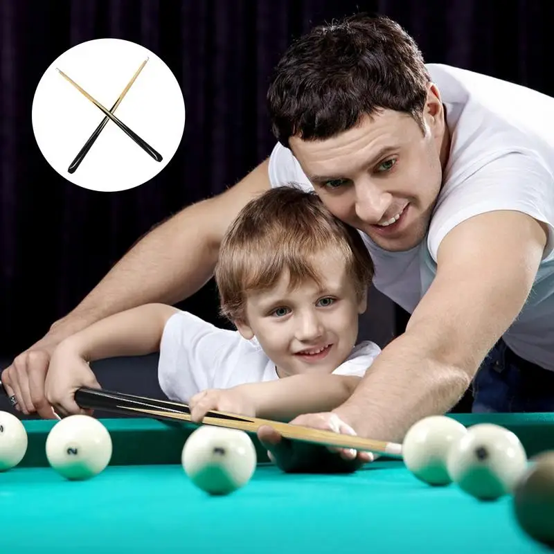 

Pool Cue Stick Portable House Bar Pool Sticks 20 Inch Wooden Portable Tool For Children Boys Players Kids Billiard Table