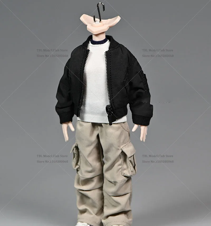 1/12 Skala Przystojny Modny Wojskowy Zielony Podwójna Kieszeń Okrągły Płaszcz Pasuje do 6 cali 13.4 CM BJD SD Figurka akcji Model Zabawki