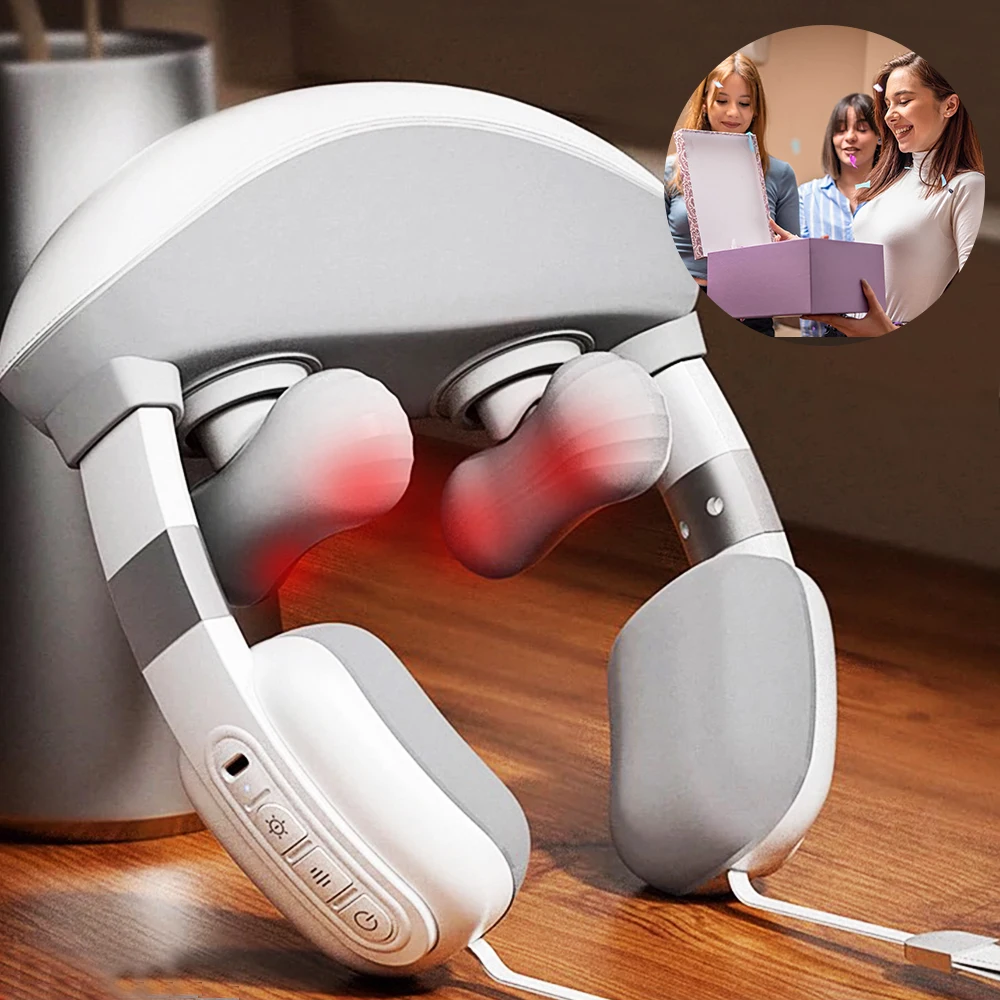 Finger Massage Fully Wrapped Shoulder and Neck Massage Shawl Constant Temperature Heating Three Dimensional Kneading