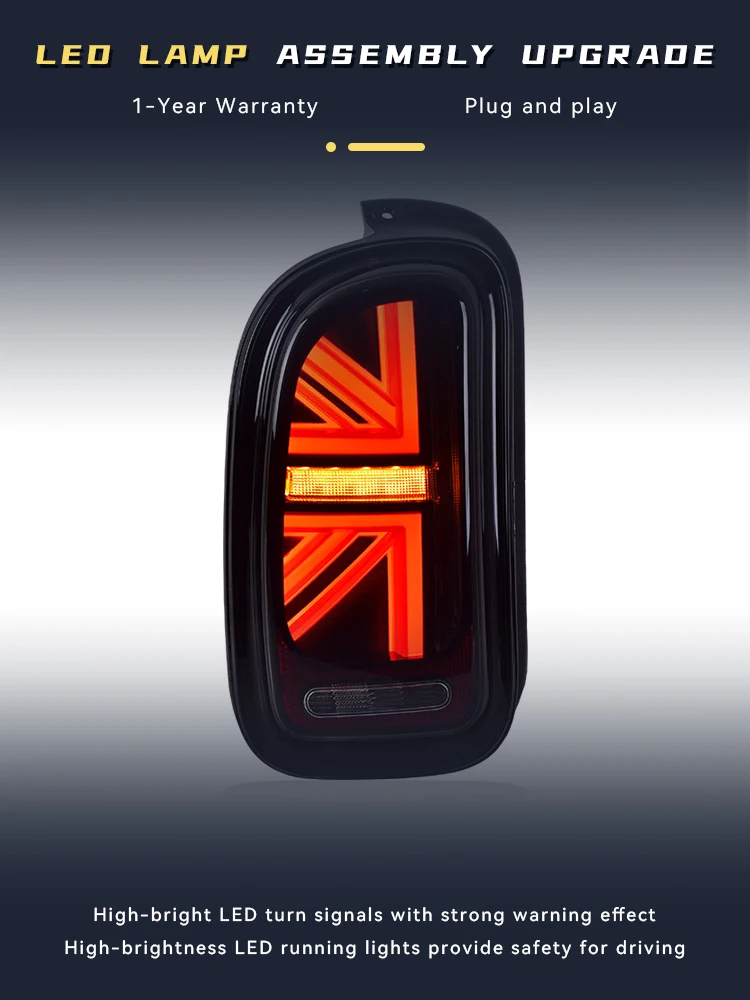 Car Stuff Styling For BMW MINI Cooper R55 2007-2013 Rear Lamp DRL Taillight Signal Highlight LED Bulbs Reverse Auto Accessories