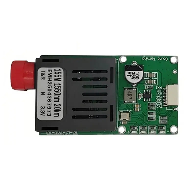 Y43A-For Drone Compatible TTL Optical Transceiver Module RX/TX/AV/VCC/GND Interface 20KM TTL To Fiber Conversion Terminal Equipm