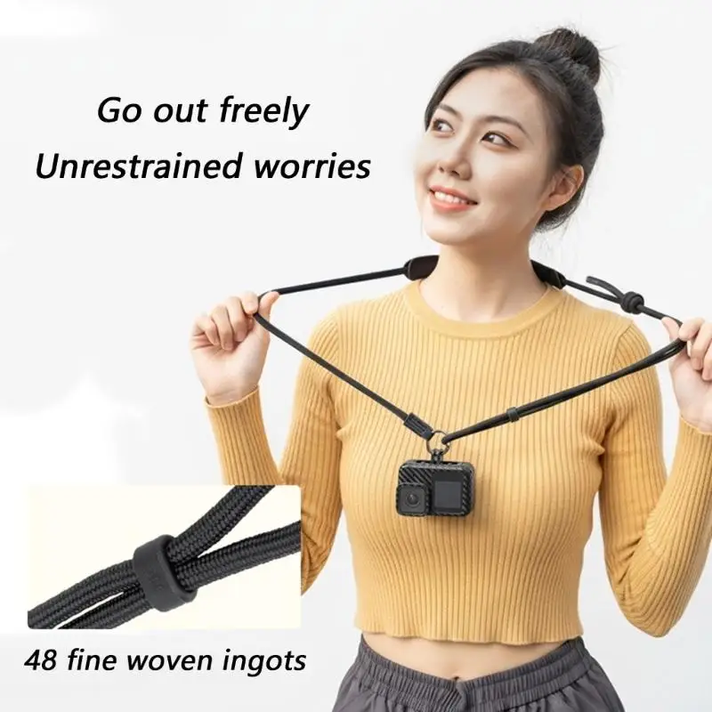 Y1UB Ergonomic Camera Shoulder Strap With Anti Drop Lock Pad Design For Sports Cameras And Action Cameras