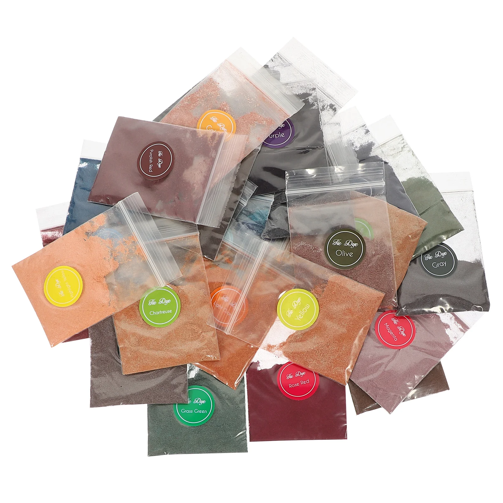 

32pcs Tie Dye Powder Kit Bulk Fabric Dye Packets For Clothing Diy Craft Projects Kids Adults Summer Camp Party Supplies