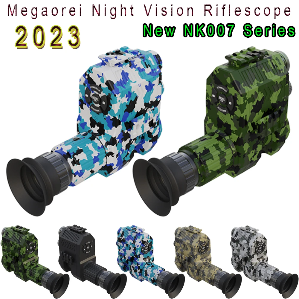 Megaorei NK007S HD Monocular Night Vision Scope Infrared 4x Digital Zoom Hunting Camera Telescope Outdoor Tactical