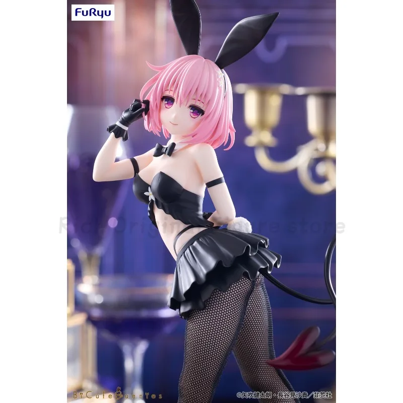 【예약 판매】오리지널 FuRyu BiCute Bunnies 피규어 To Love-Ru Darkness Momo Belia Deviluke 1/7 스케일 애니메이션 피규어 모델 완구
