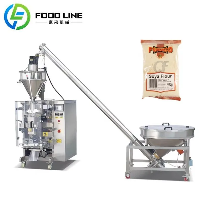 Customized Powder Packaging 1kg 5kg 10kg 15kg 20kg Large Bag Rice / Grain /sugar / Powder / Flour Packing Machine