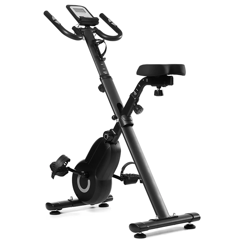 #￥8 Level Adjustable Magnetic Resistance Exercise Bike with Time Speed Distance Calorie Display