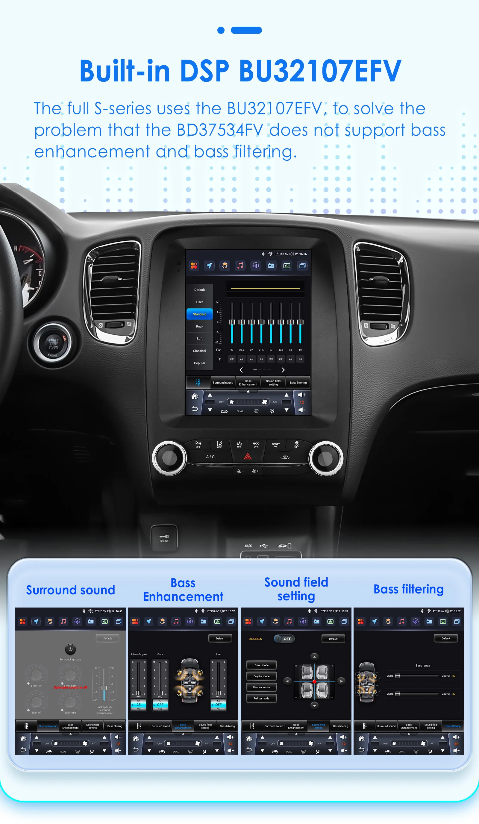 Hizpo Für Tesla Stil Auto Radio Für Dodge Durango 2014-2020 Multimedia GPS Stereo Intelligente System Kopf Einheit 360 kamera RDS – Detail 13