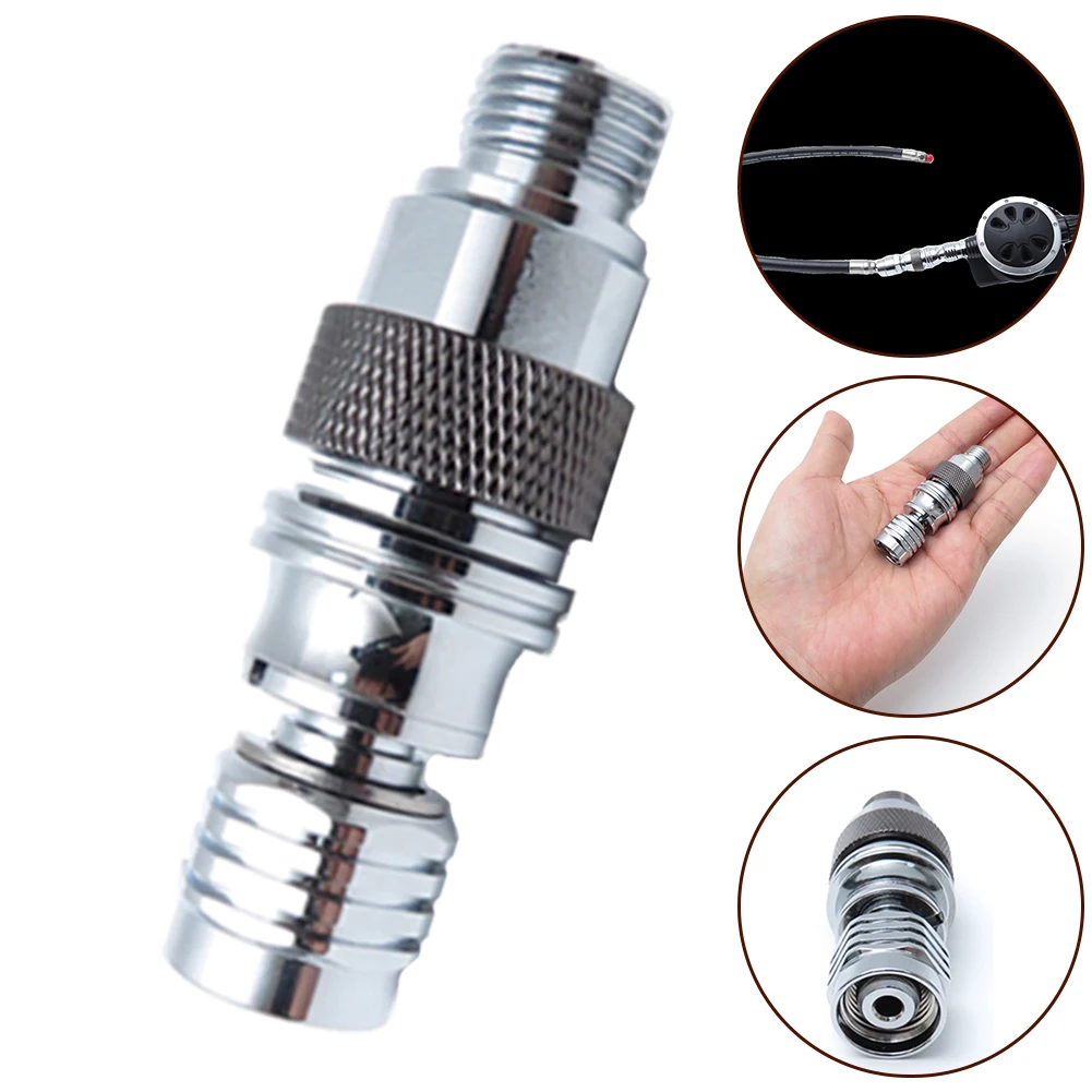 

Diving Full Face Secondary Head Adjuster Self-locking Connector Adapter Inflator Nozzle Diving Accessories