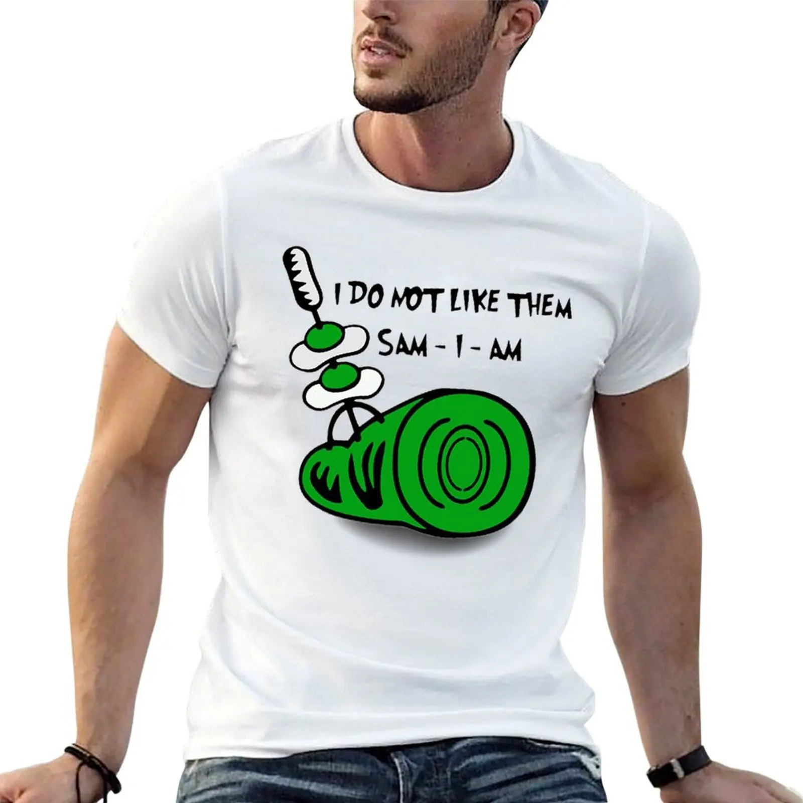 

Green Eggs and Ham, I Do Not Like Them T-Shirt man t shirts graphic man t shirt summer T-Shirt