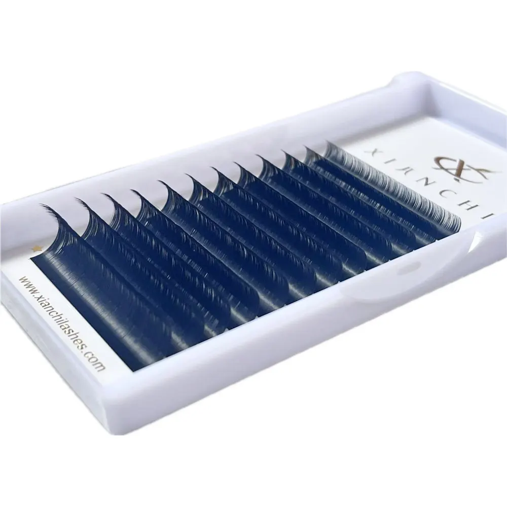 Soft Cashmere & Velvet Eyelash Extensions Matte Black Cashmere Lash Extensions Volume Trays Silk Cashmere Lash Extensions