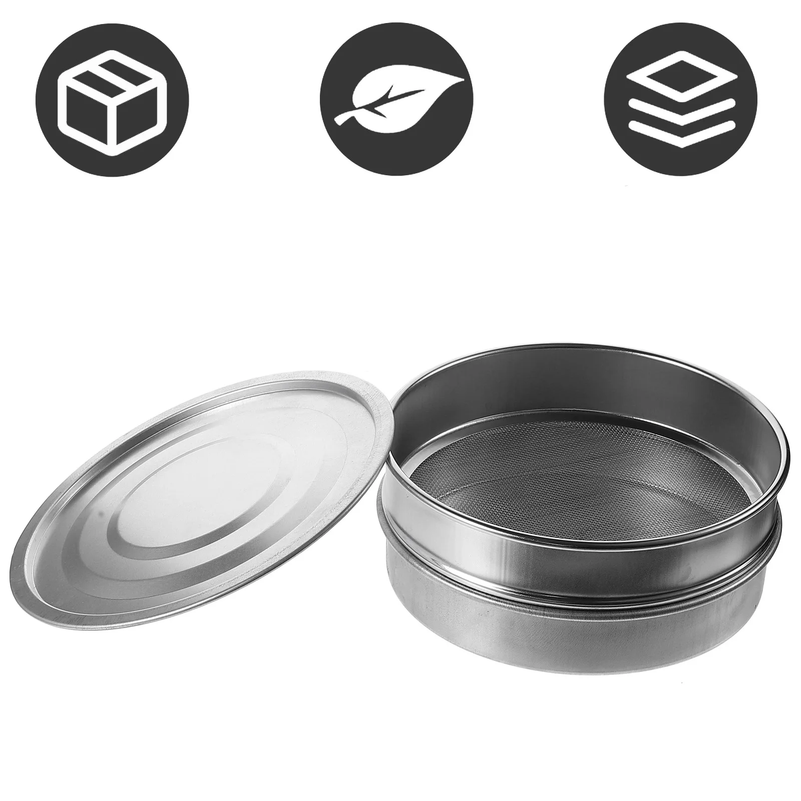 

Stainless Steel Mesh Screen Basin Sprouting Tray Set Gardening Planting Tool Seed Starting Trays Healthy Lifestyle Family Fun