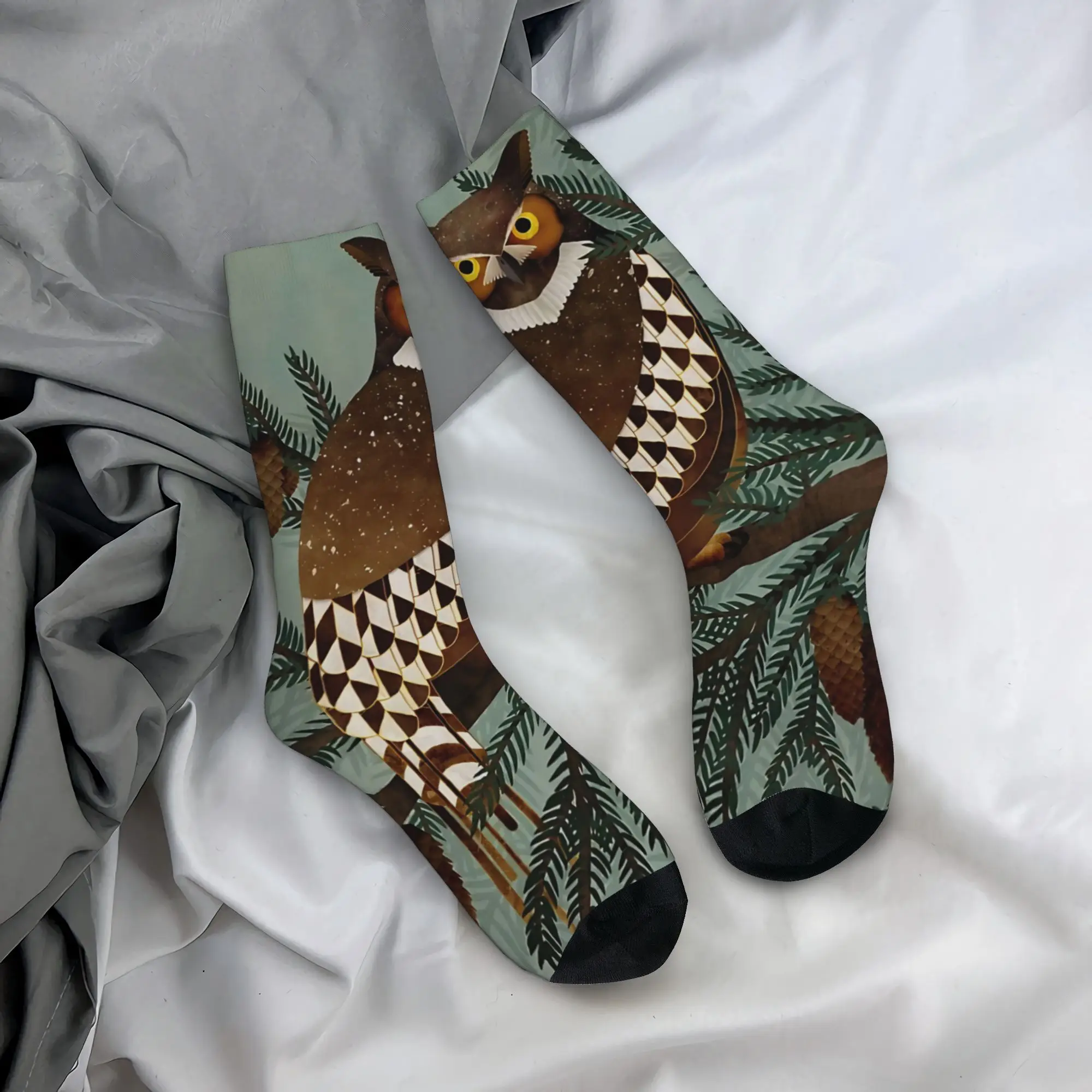 

Mountain Morning Stockings Kawaii Socks Unisex Men Soft Breathable Socks Spring Running Sports Design Non Skid Socks Gift